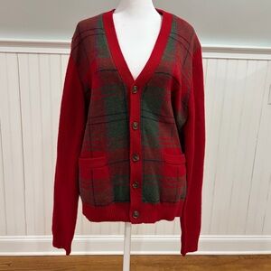 Brooks Brothers Holiday Lambswool Cardigan